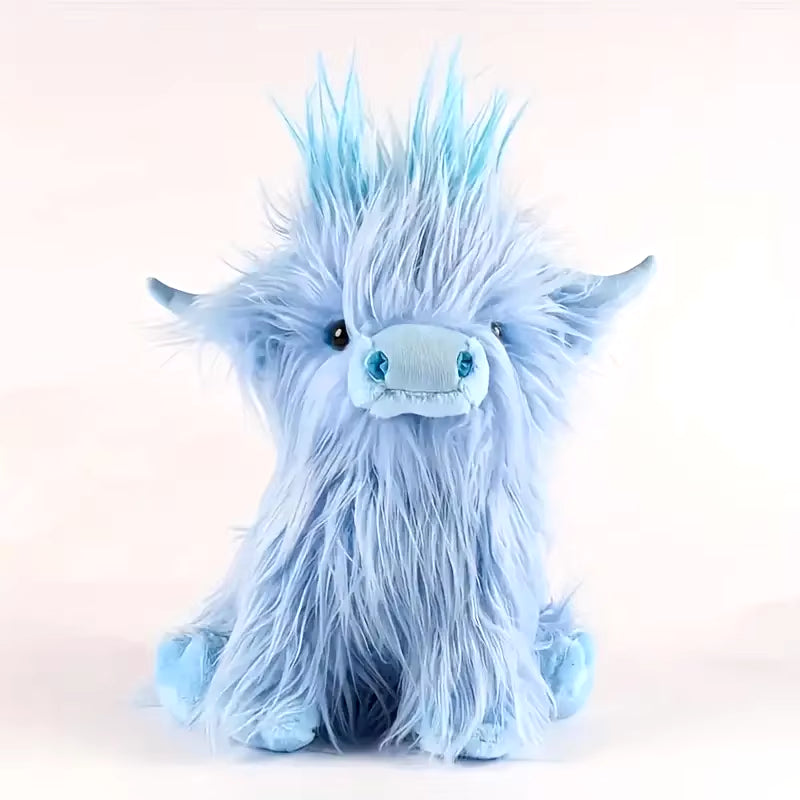Peluche de vacas peludas escocesas