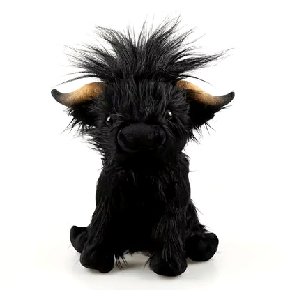 Peluche de vacas peludas escocesas 