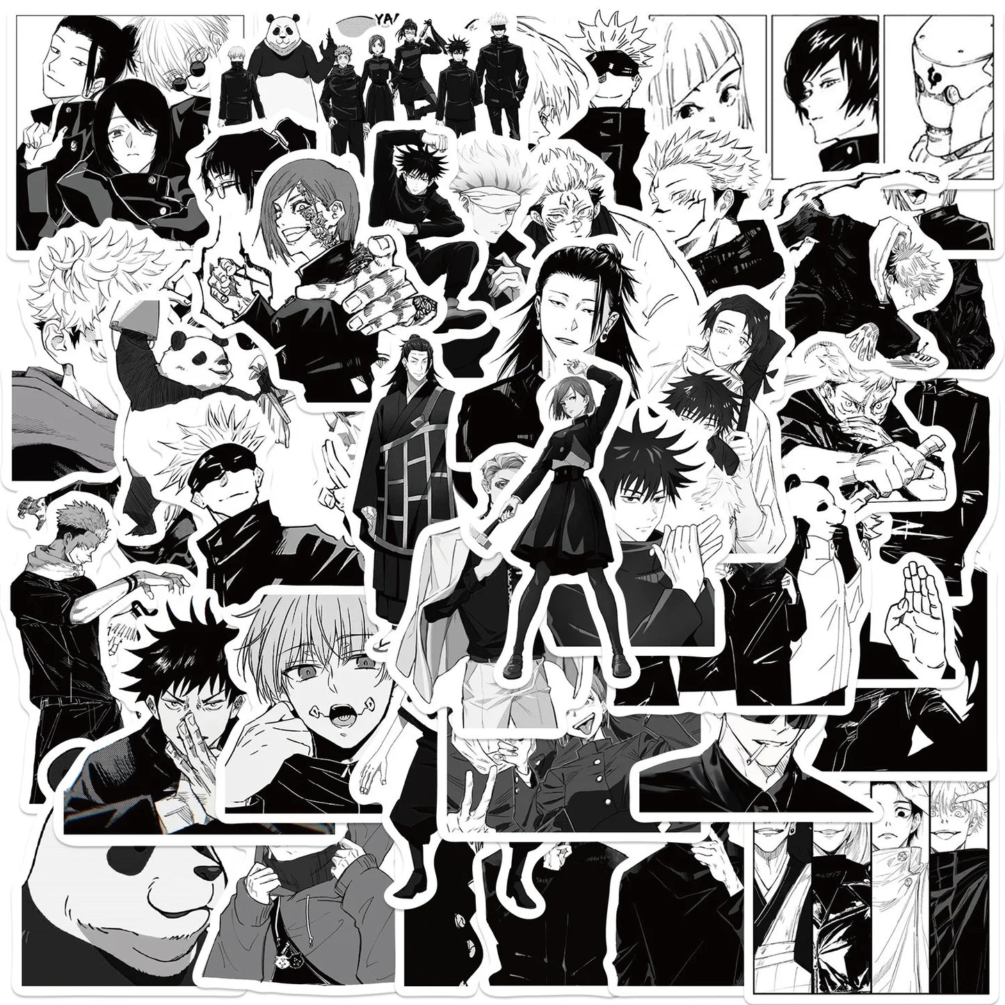 Stikers de Jujutsu Kaisen entre 10/30/50 piezas