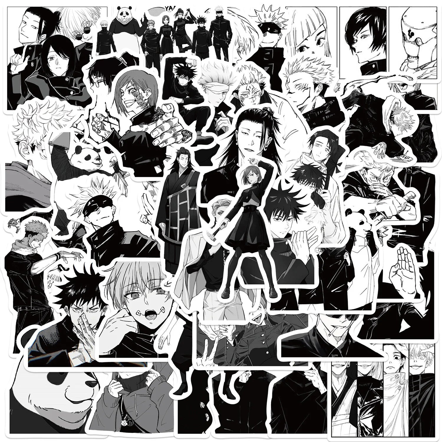 Stikers de Jujutsu Kaisen entre 10/30/50 piezas