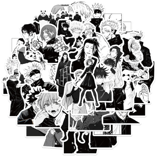Stikers de Jujutsu Kaisen entre 10/30/50 piezas