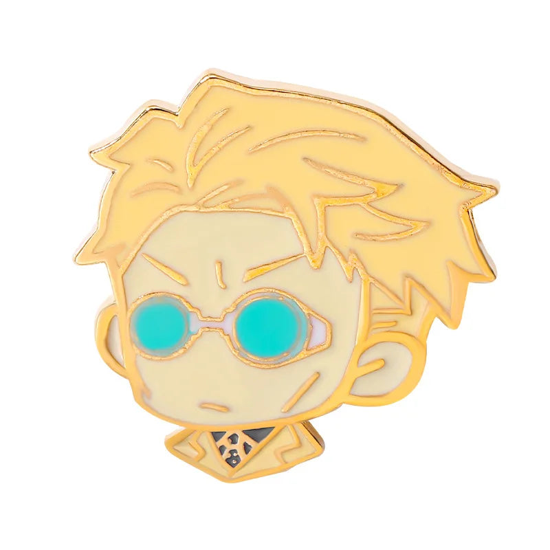 Broches/Pines dorados de Jujutsu Kaisen 