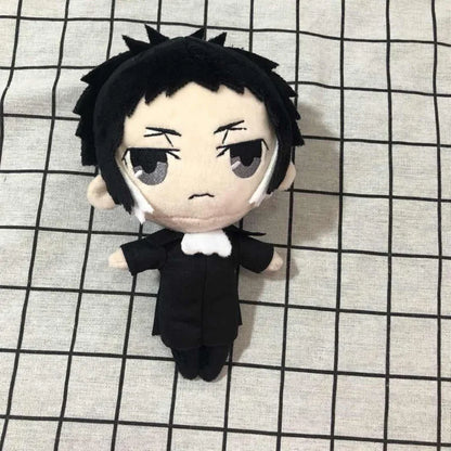 Anime Bungou Stray Dogs Dostoyevsky Plush Doll Toy Osamu Dazai Nakahara Chuya Cute Soft Stuffed Pillow Birthday Gift 20Cm