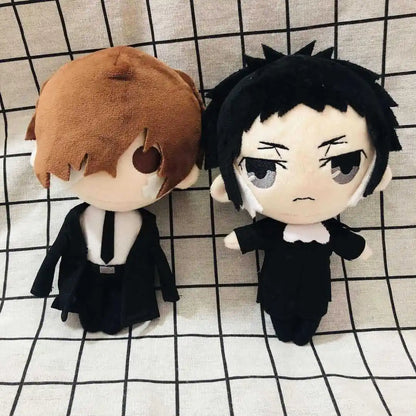 Anime Bungou Stray Dogs Dostoyevsky Plush Doll Toy Osamu Dazai Nakahara Chuya Cute Soft Stuffed Pillow Birthday Gift 20Cm