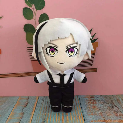 Anime Bungou Stray Dogs Dostoyevsky Plush Doll Toy Osamu Dazai Nakahara Chuya Cute Soft Stuffed Pillow Birthday Gift 20Cm
