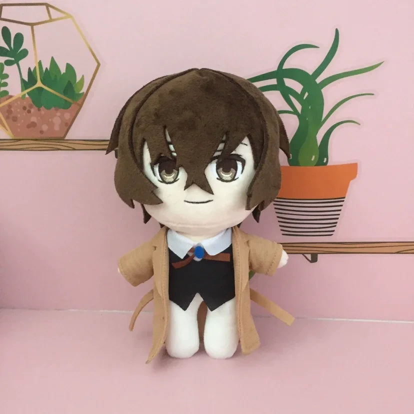 Anime Bungou Stray Dogs Dostoyevsky Plush Doll Toy Osamu Dazai Nakahara Chuya Cute Soft Stuffed Pillow Birthday Gift 20Cm