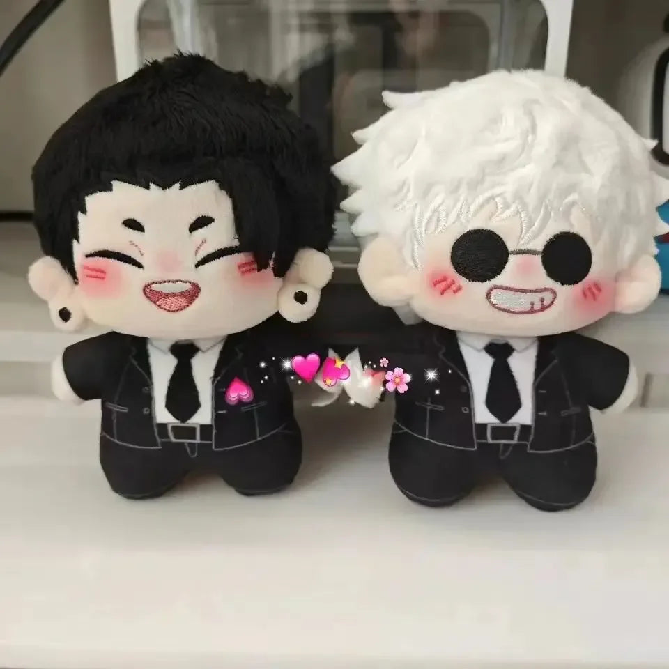 Peluches lindos Gojo y Geto en trajes