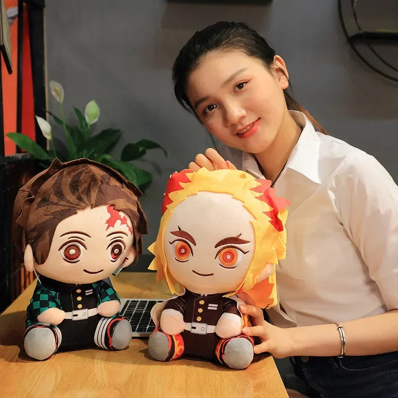 Peluches frentones/cabezones de Demon Slayer 