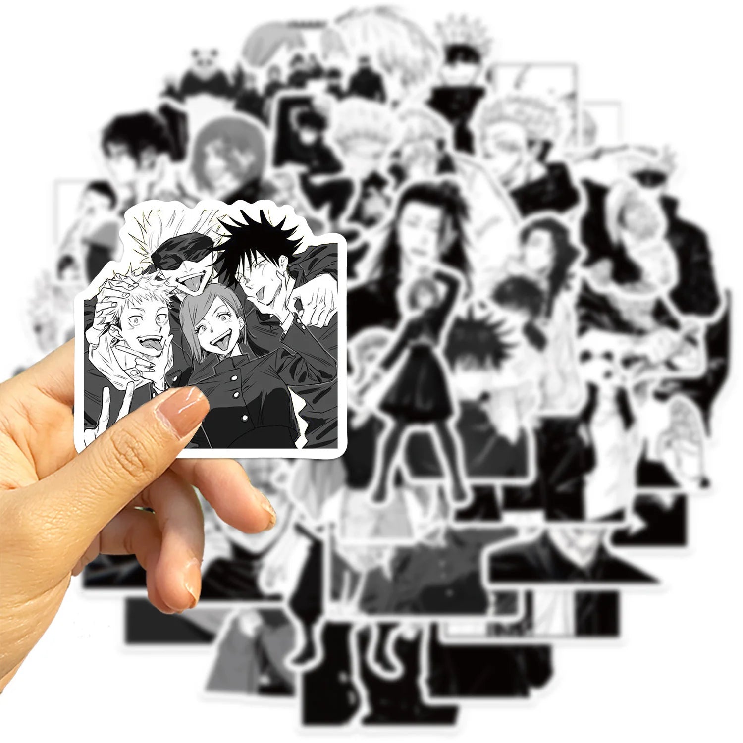 Stikers de Jujutsu Kaisen entre 10/30/50 piezas