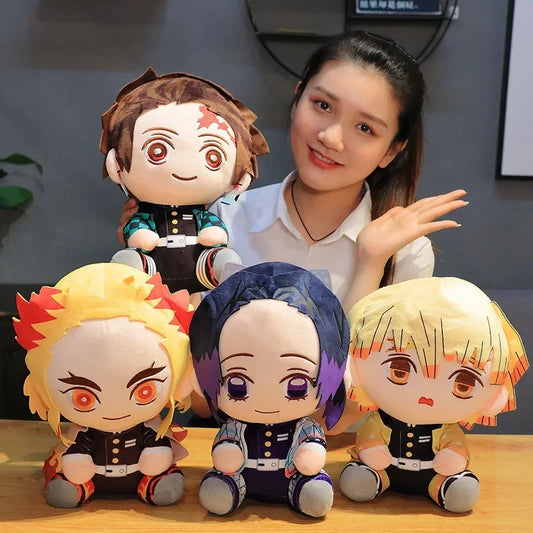 Peluches frentones/cabezones de Demon Slayer 