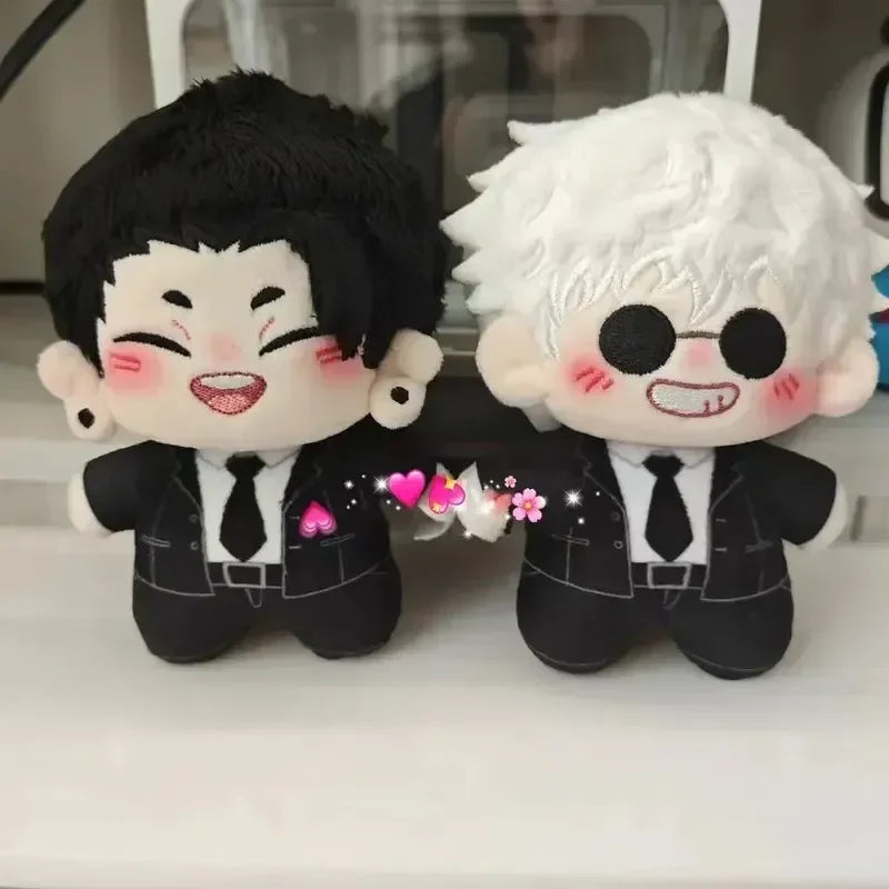 Peluches lindos Gojo y Geto en trajes