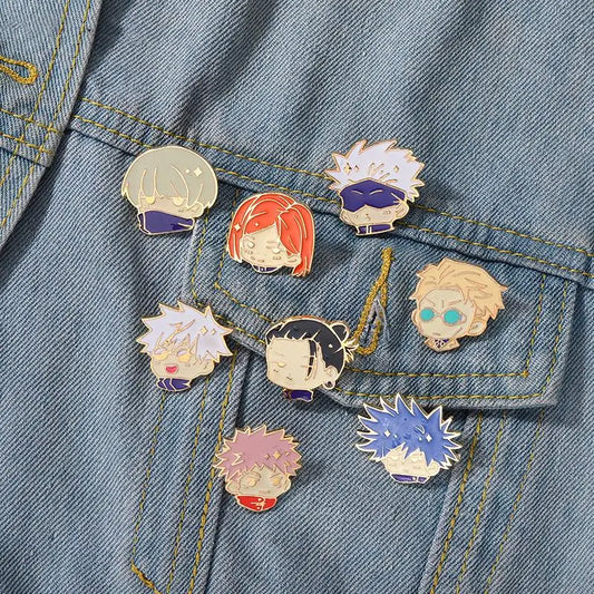 Broches/Pines dorados de Jujutsu Kaisen 