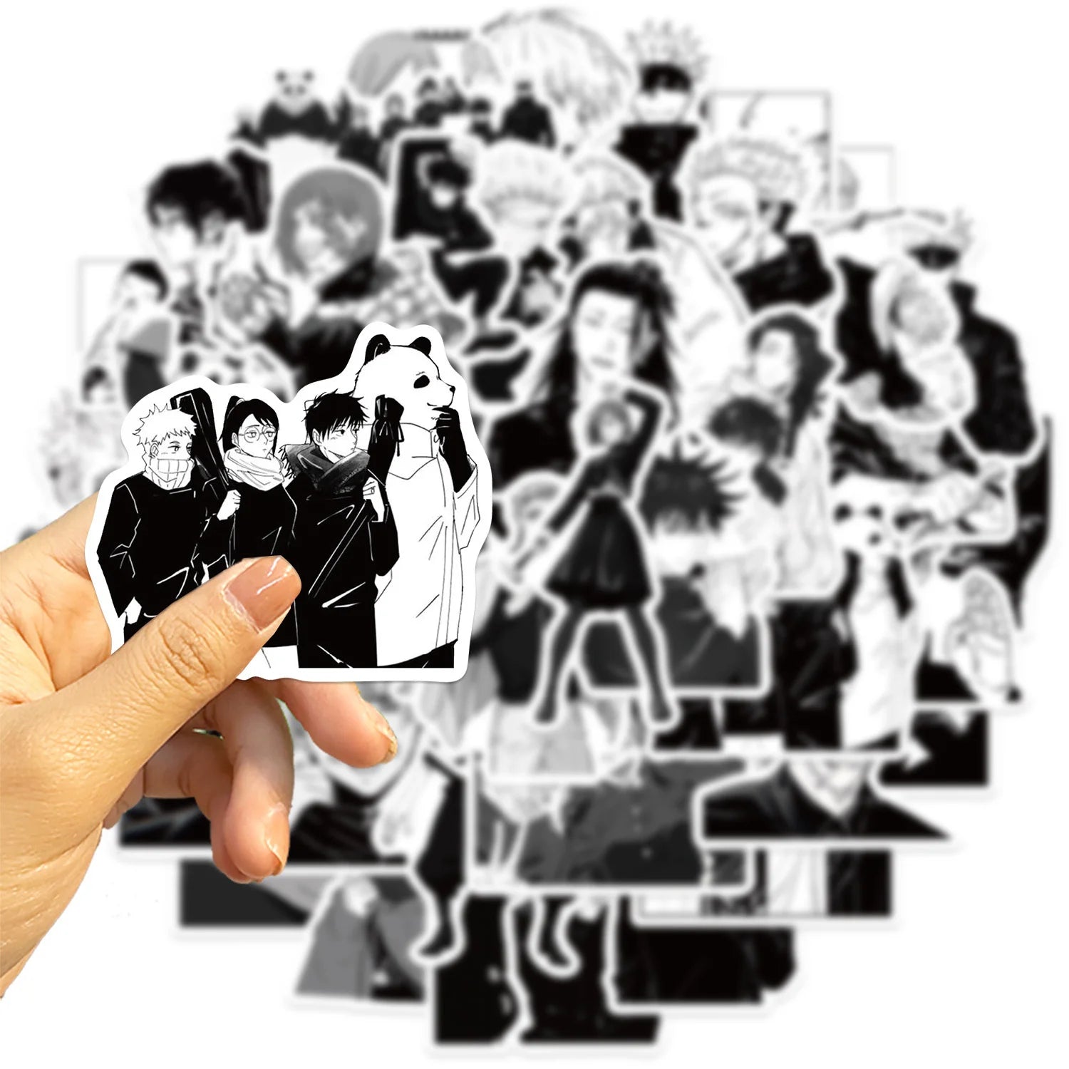 Stikers de Jujutsu Kaisen entre 10/30/50 piezas